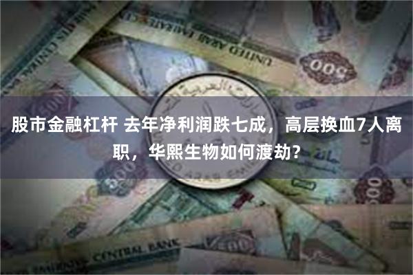 股市金融杠杆 去年净利润跌七成，高层换血7人离职，华熙生物如何渡劫？