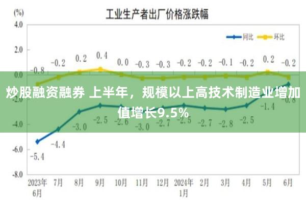 炒股融资融券 上半年，规模以上高技术制造业增加值增长9.5%